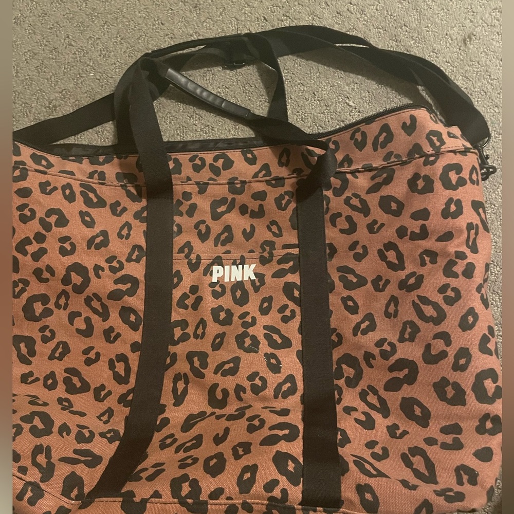 Victoria’s Secret pink duffel bag